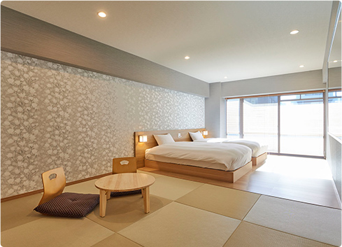 Spacious Japanese/modern-style rooms (43㎡)